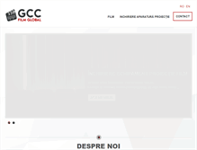 Tablet Screenshot of gcc.ro